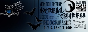 Attrition Nocturnal Creatures 05 July 2015